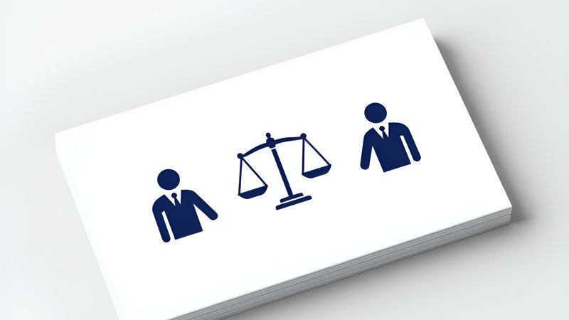 Символы правосудия и цветовые палитры для разработки дизайна визиток адвокатов в Вологде